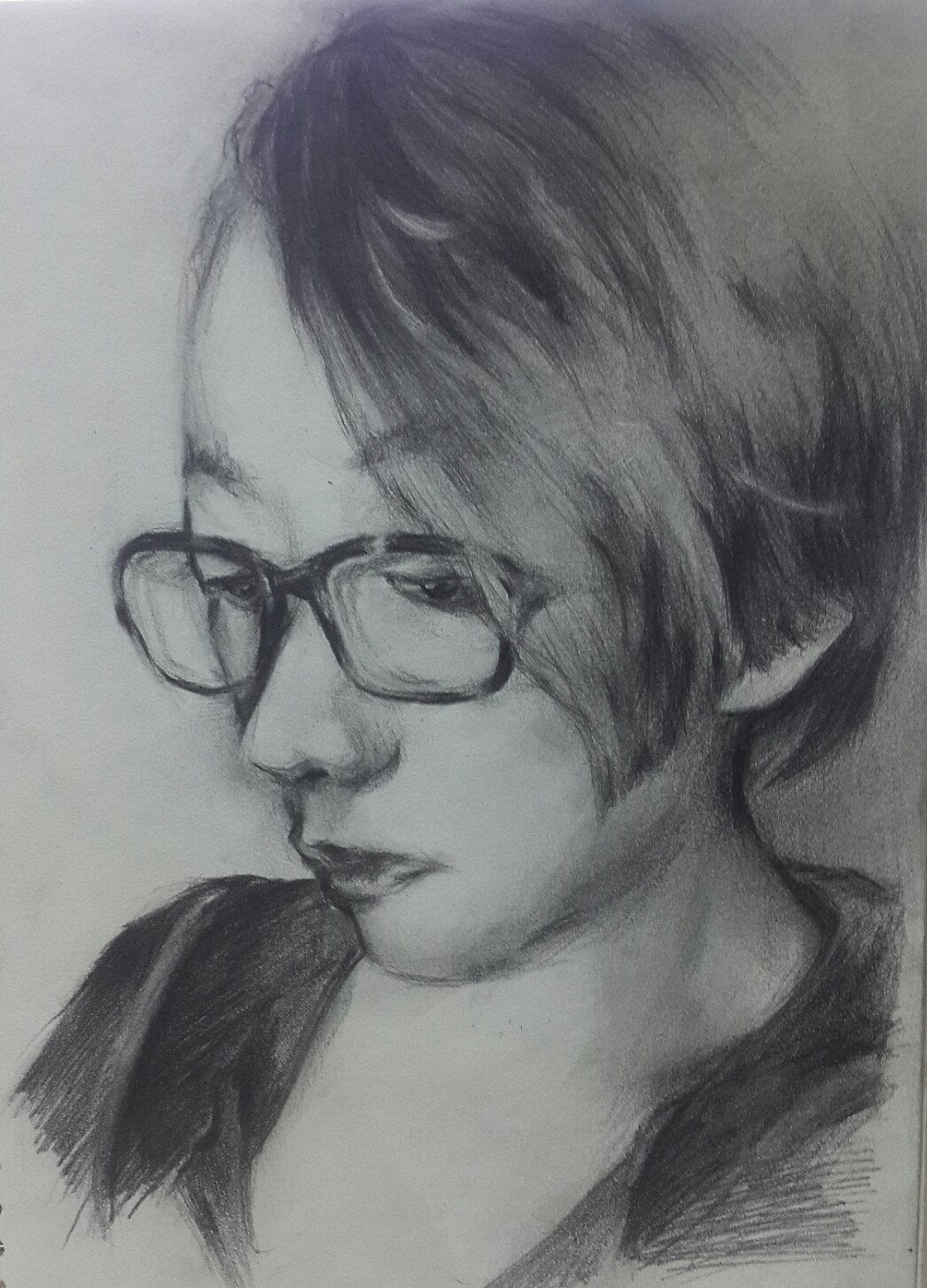 人物头像素描（图ZNTMzNzY5MTI=） - 绘画 - 站酷设计师apostlegx原创素材 - 站酷ZCOOL