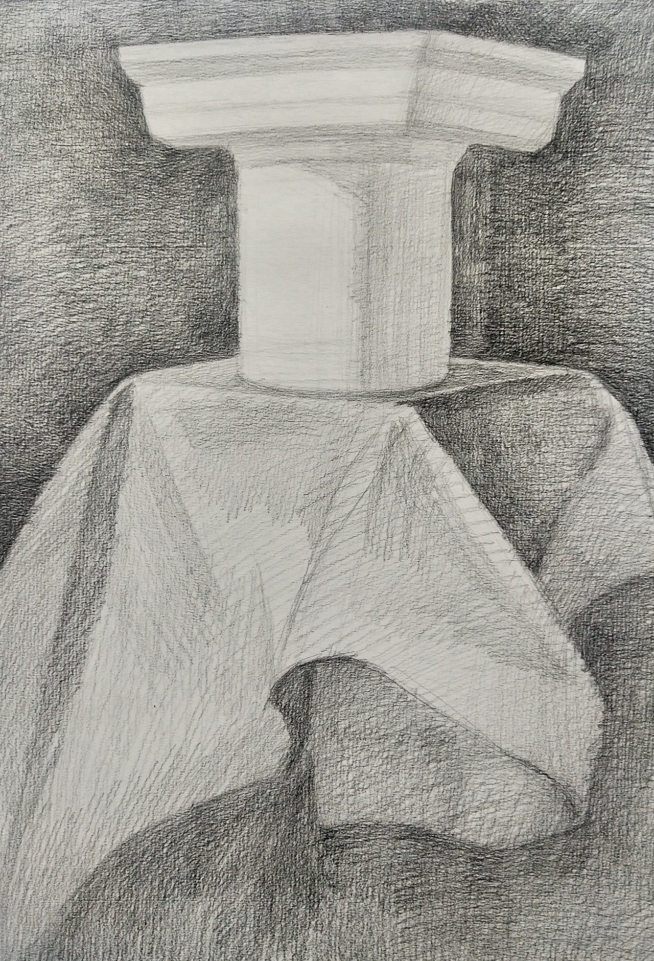 素描习作结构调子场景