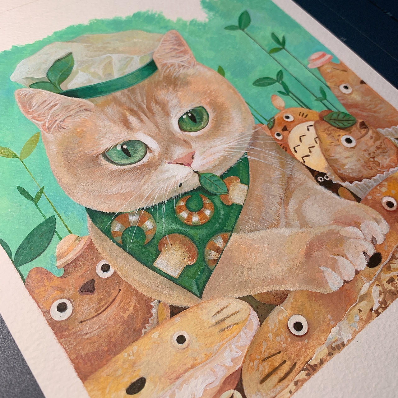 【龙猫包小厨-琳达】祝大家2021顺利（图ZMjM3NTQ2NDgw） - 艺术插画 - 站酷设计师CatCastleDZ原创素材 - 站酷ZCOOL