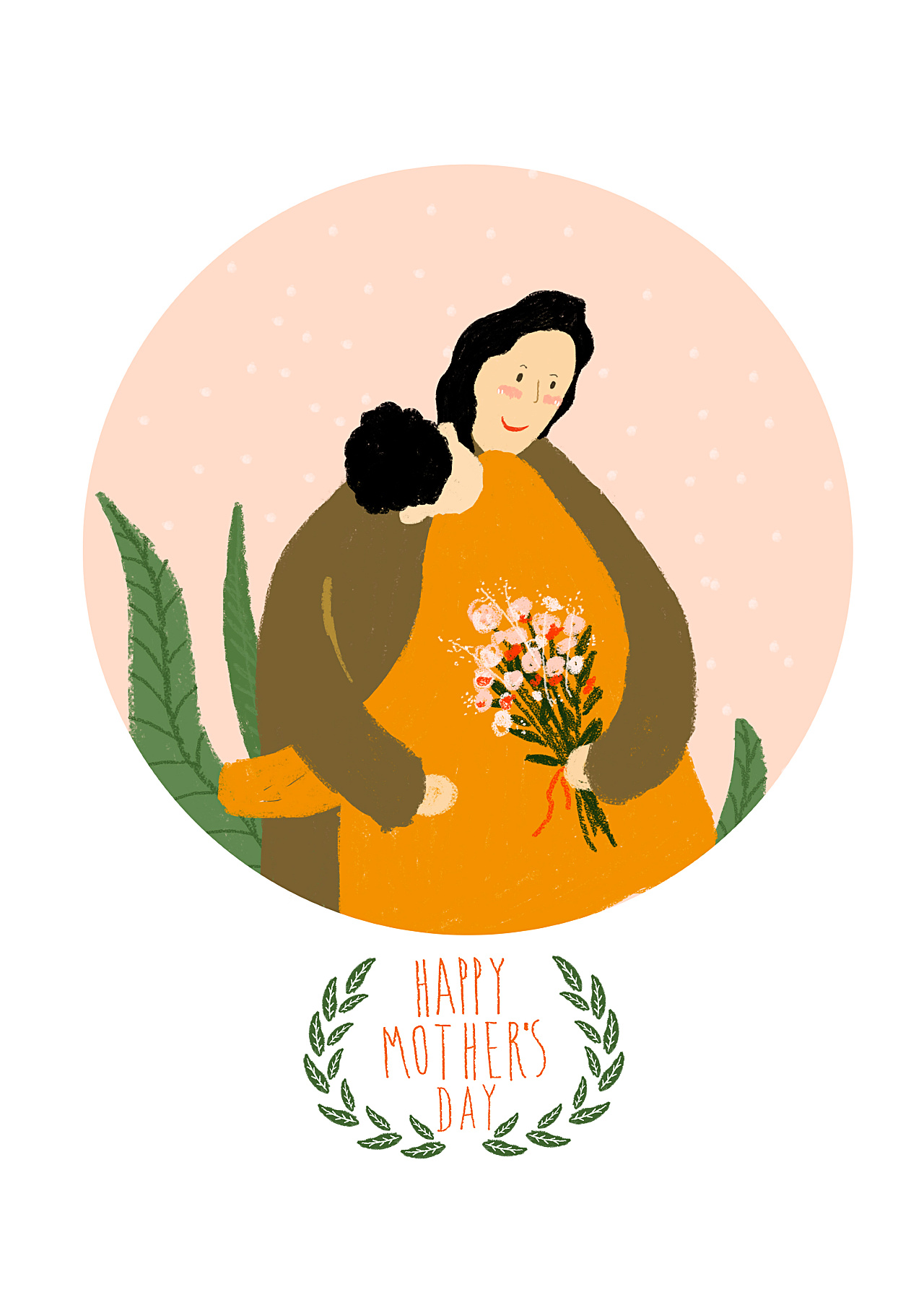 母亲节快乐|插画|商业插画|青年福猫 - 原创作品 - 站酷 (zcool)