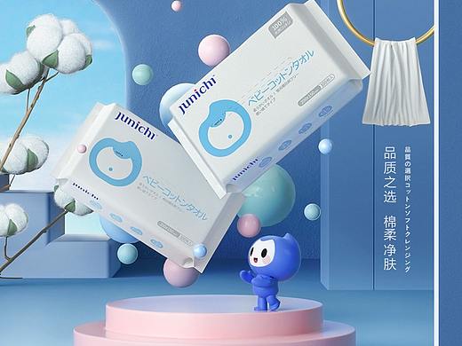 淳一婴儿棉柔巾详情设计分享