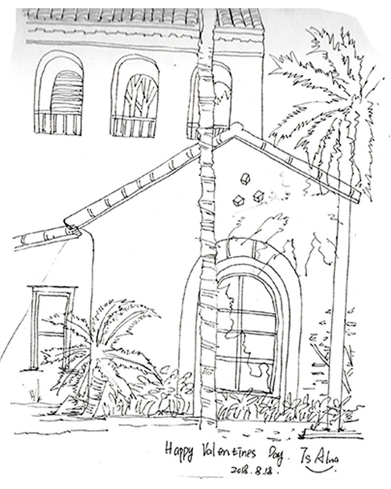 部分临摹的作品