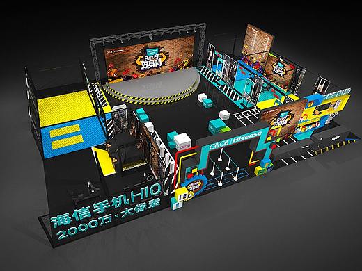 海信手机路演3D设计