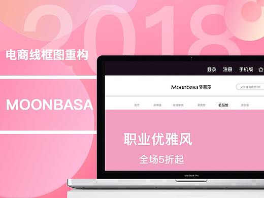 电商网页线框图