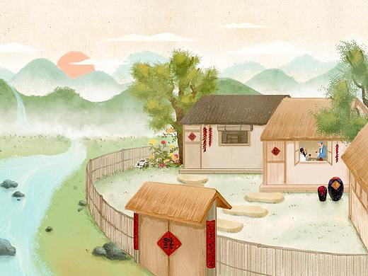 古诗插画