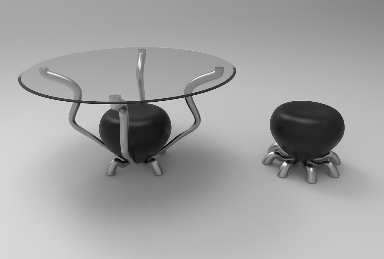 概念章鱼小茶几