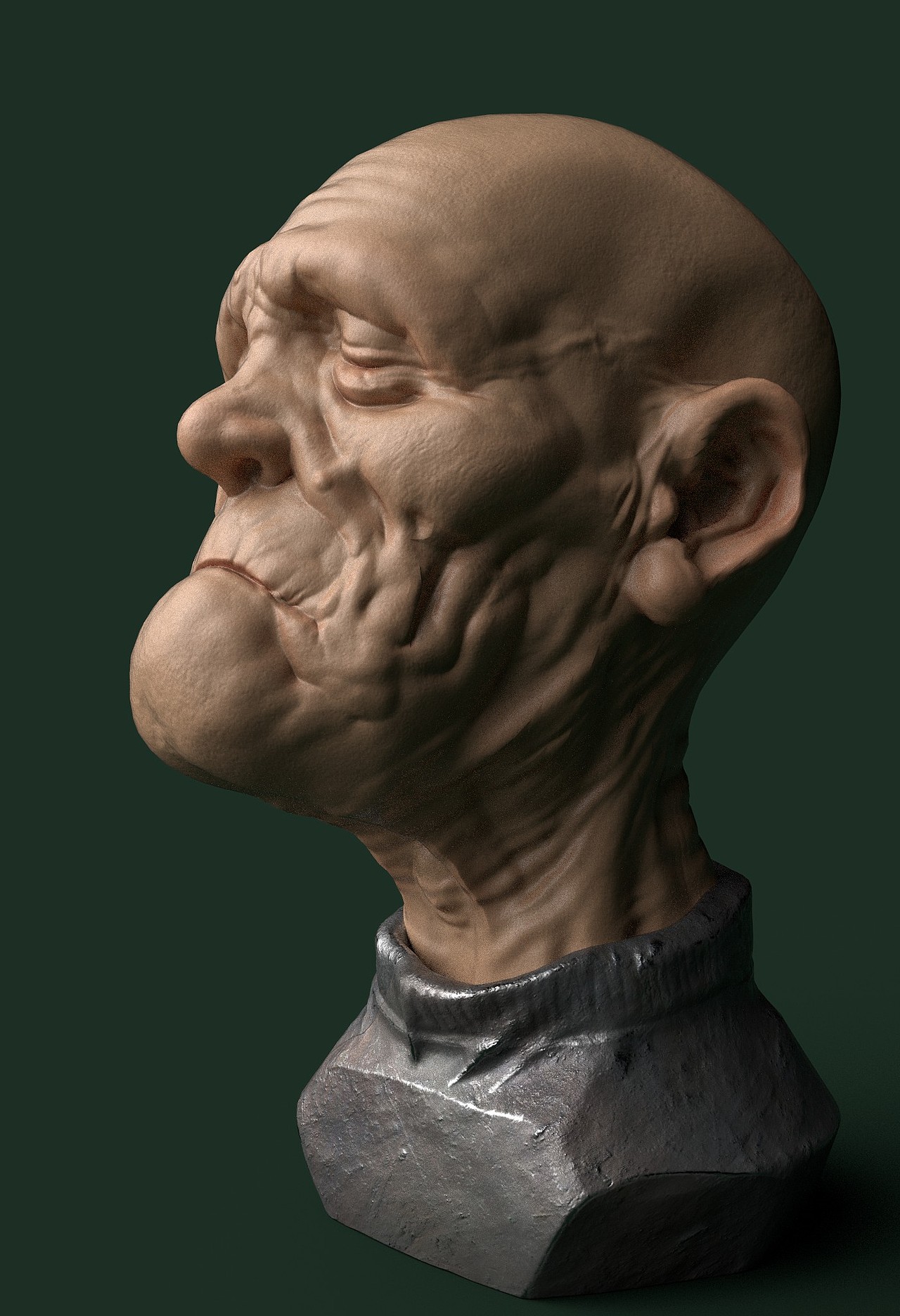 【ZBrush】雕刻（图ZMjUwNDU3NTg4） - 人物/生物 - 站酷设计师Troutt原创素材 - 站酷ZCOOL