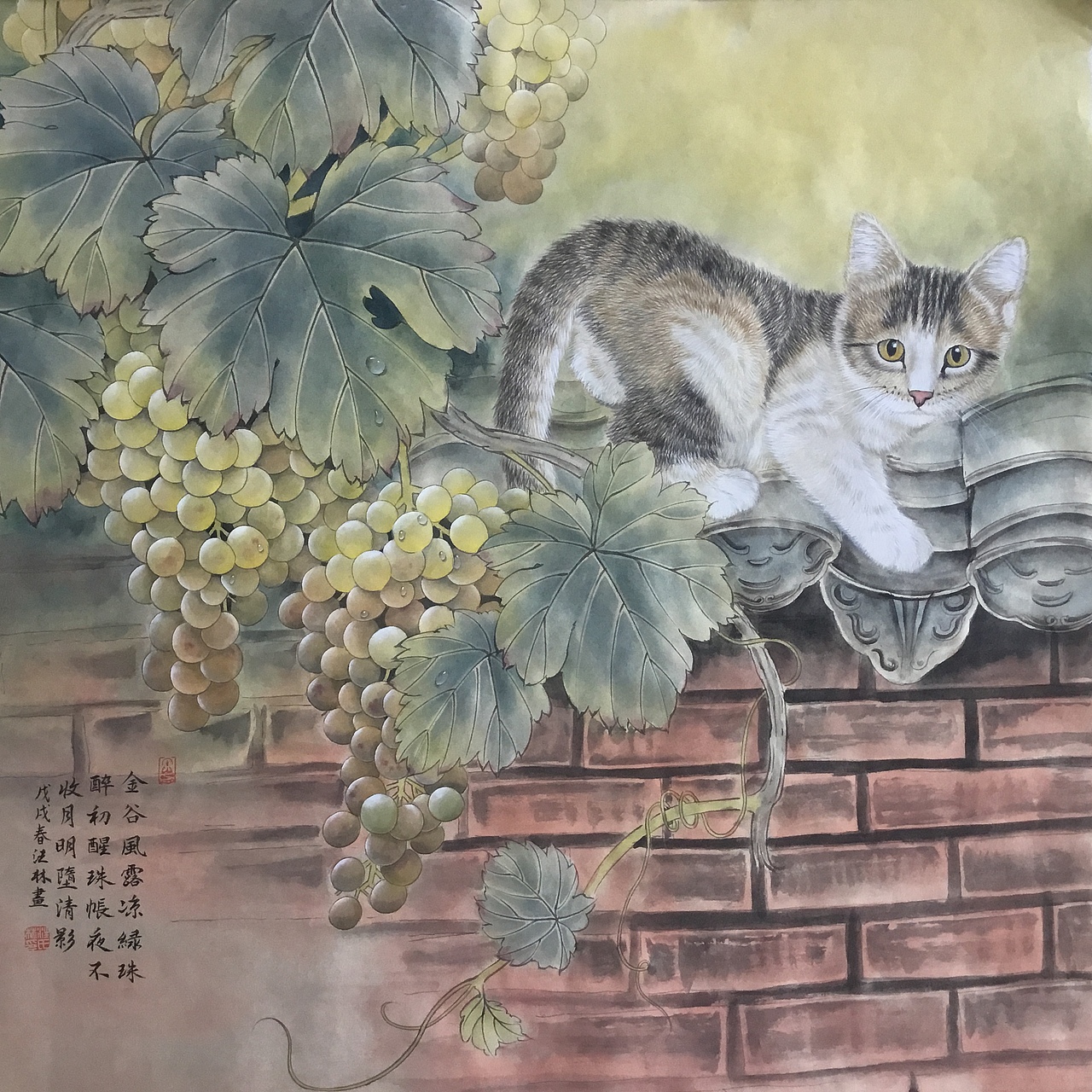 画家汪林工笔画作品（图ZMTM1MzQzOTQ0） - 绘画 - 站酷设计师汪林WL原创素材 - 站酷ZCOOL