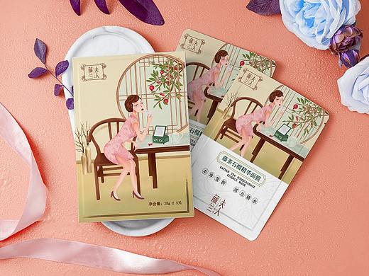 果粉/面膜手绘包装