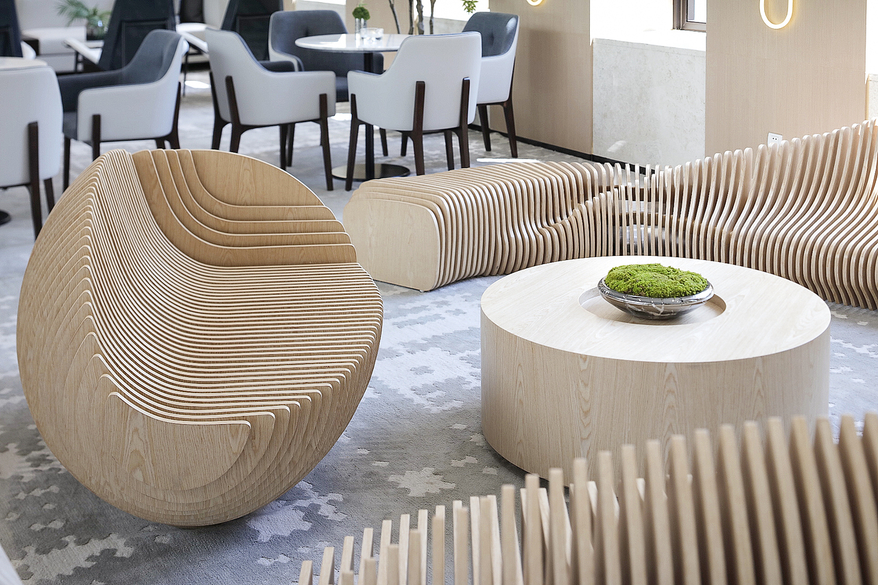 遵义美的阅江府销售会所摄影-以空间再造空间