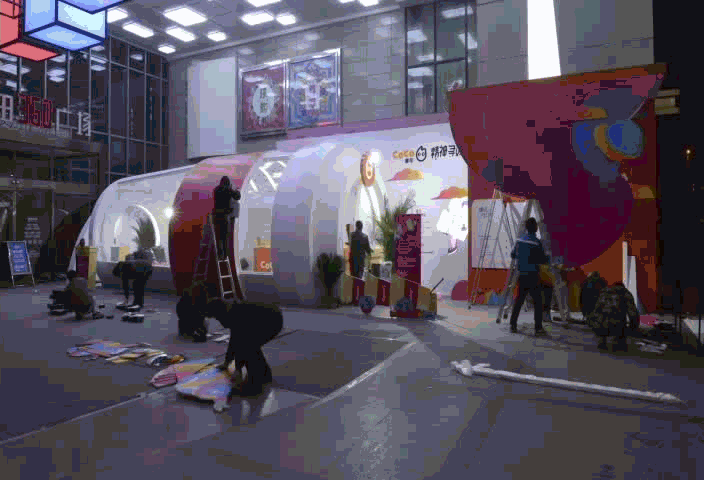 15个小时活动搭建时间。