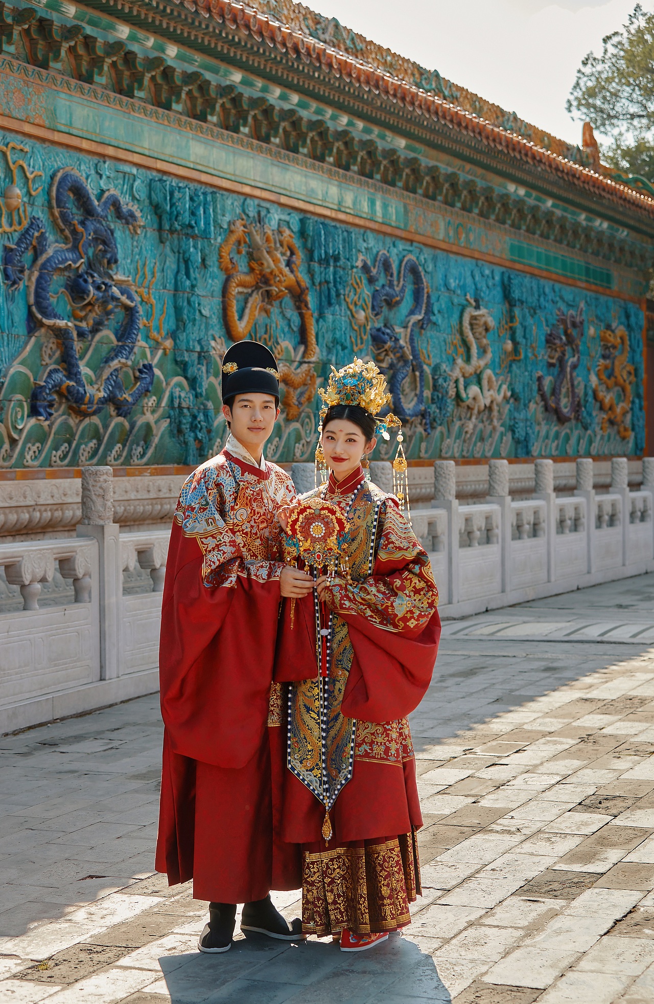 我妈说:故宫汉服婚纱照就是这么霸气养眼