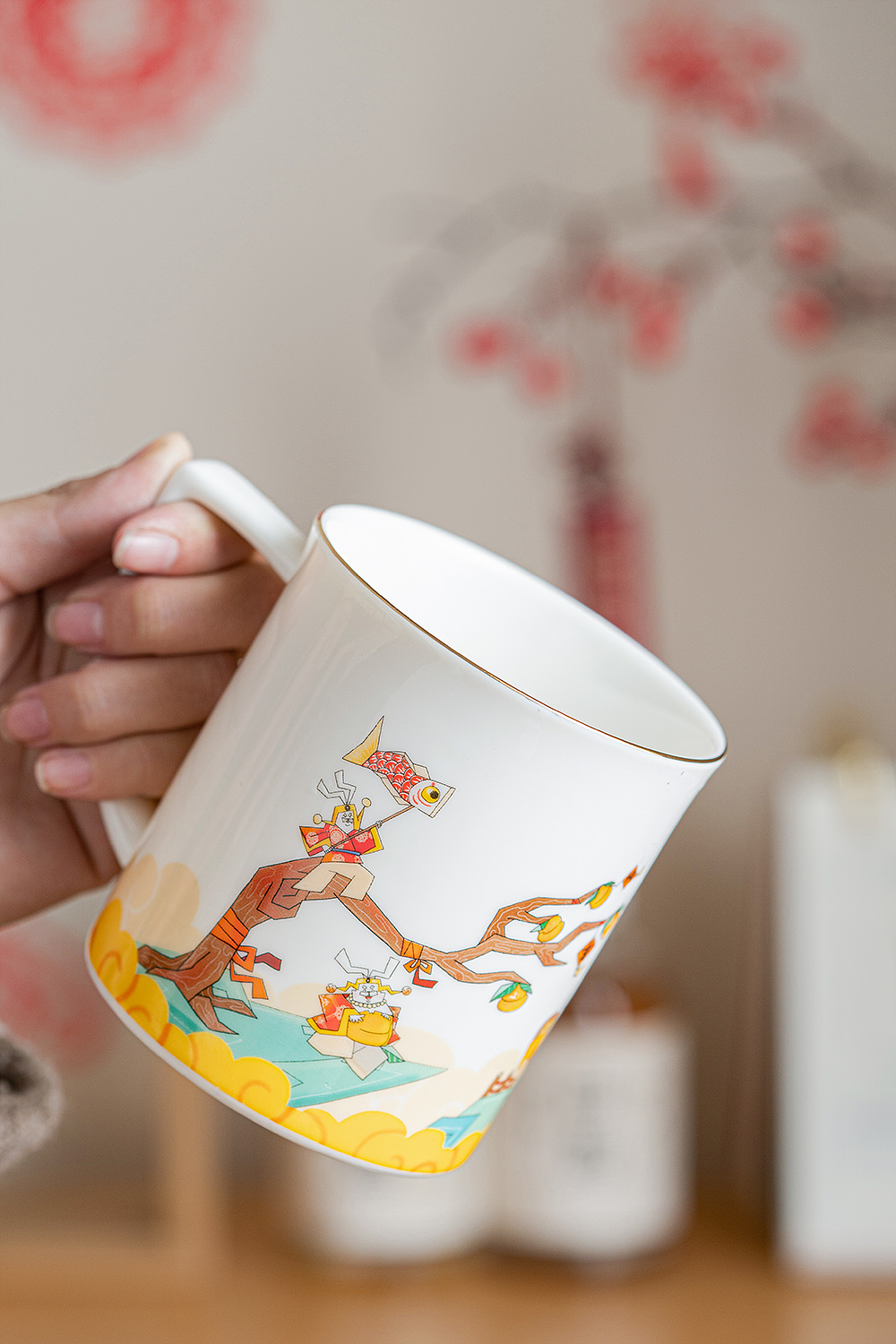 【原创陶瓷礼品】2023年兔年作品-奔富钱兔