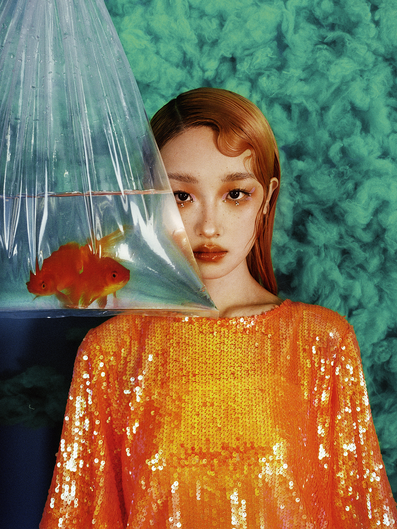 《金鱼姬》（图ZMzE1NDIxMDgw） - 人像摄影 - 站酷设计师鹿鸣微原创素材 - 站酷ZCOOL