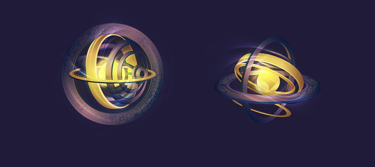 背景元素，Adobe Illustrator鼠绘