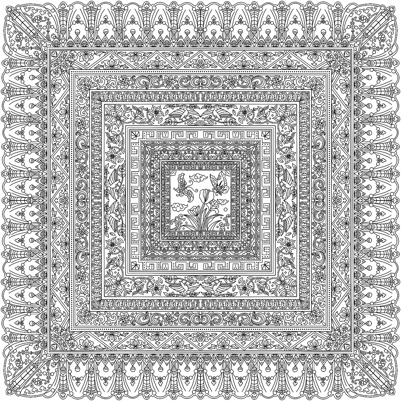 敦煌莫高窟藻井纹样设计