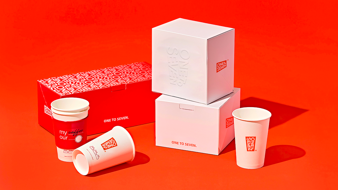 ONE TO SEVEN | 咖啡品牌设计（图ZMzMxMTk1MjAw） - 品牌 - 站酷设计师次原幸子原创素材 - 站酷ZCOOL