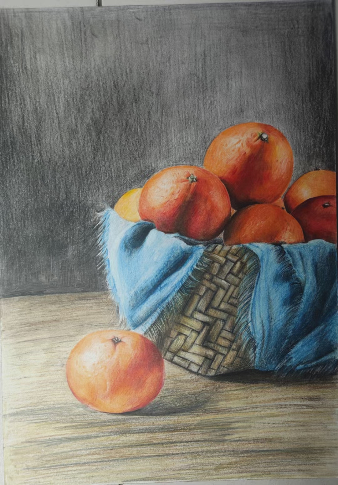 彩鉛橘子（圖ZMjM0MDYyOTQ0） - 創(chuàng)作習作 - 站酷設(shè)計師可小萌kiko原創(chuàng)素材 - 站酷ZCOOL