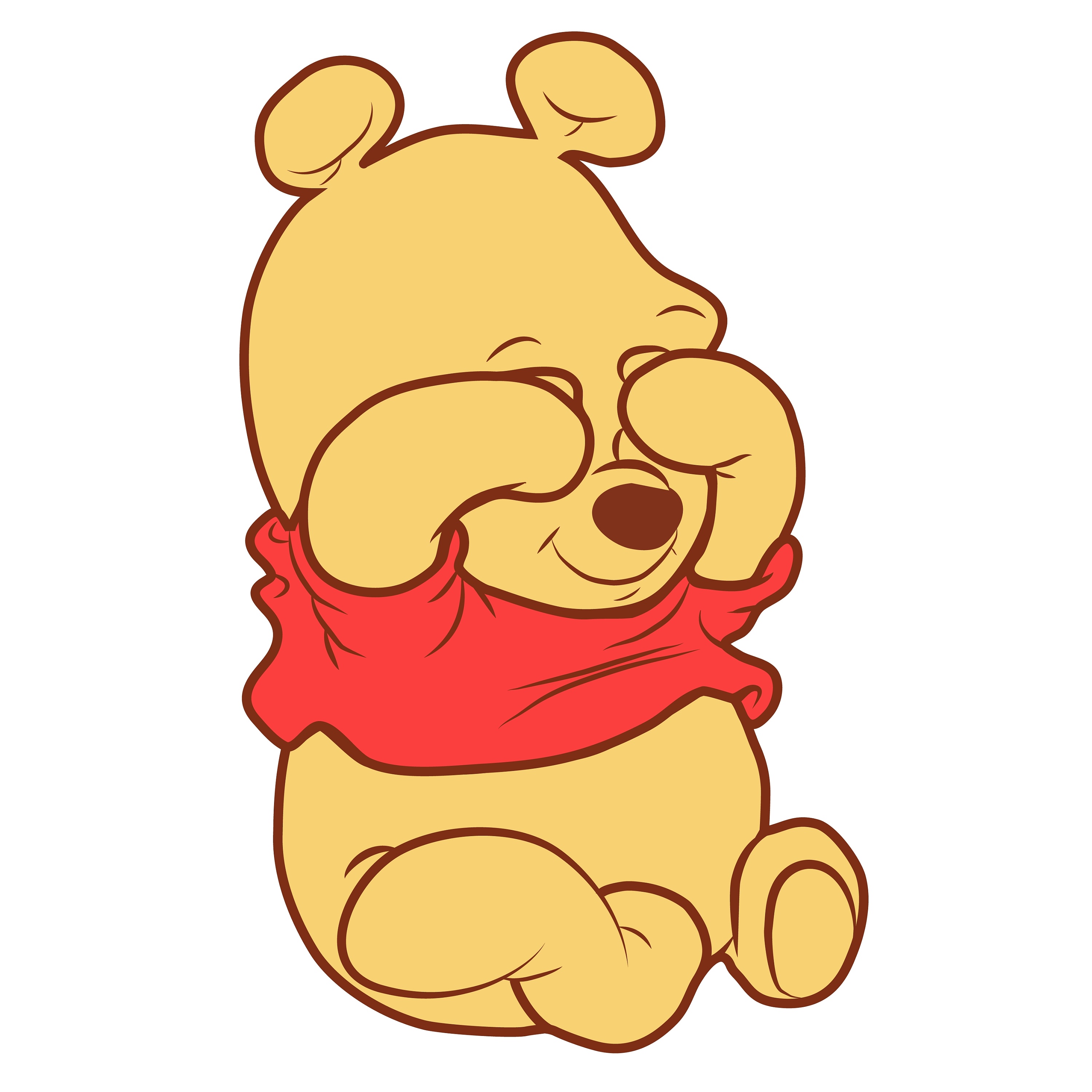 卡通哭泣的圣诞北极熊插画图片素材_ID:437500219-Veer图库