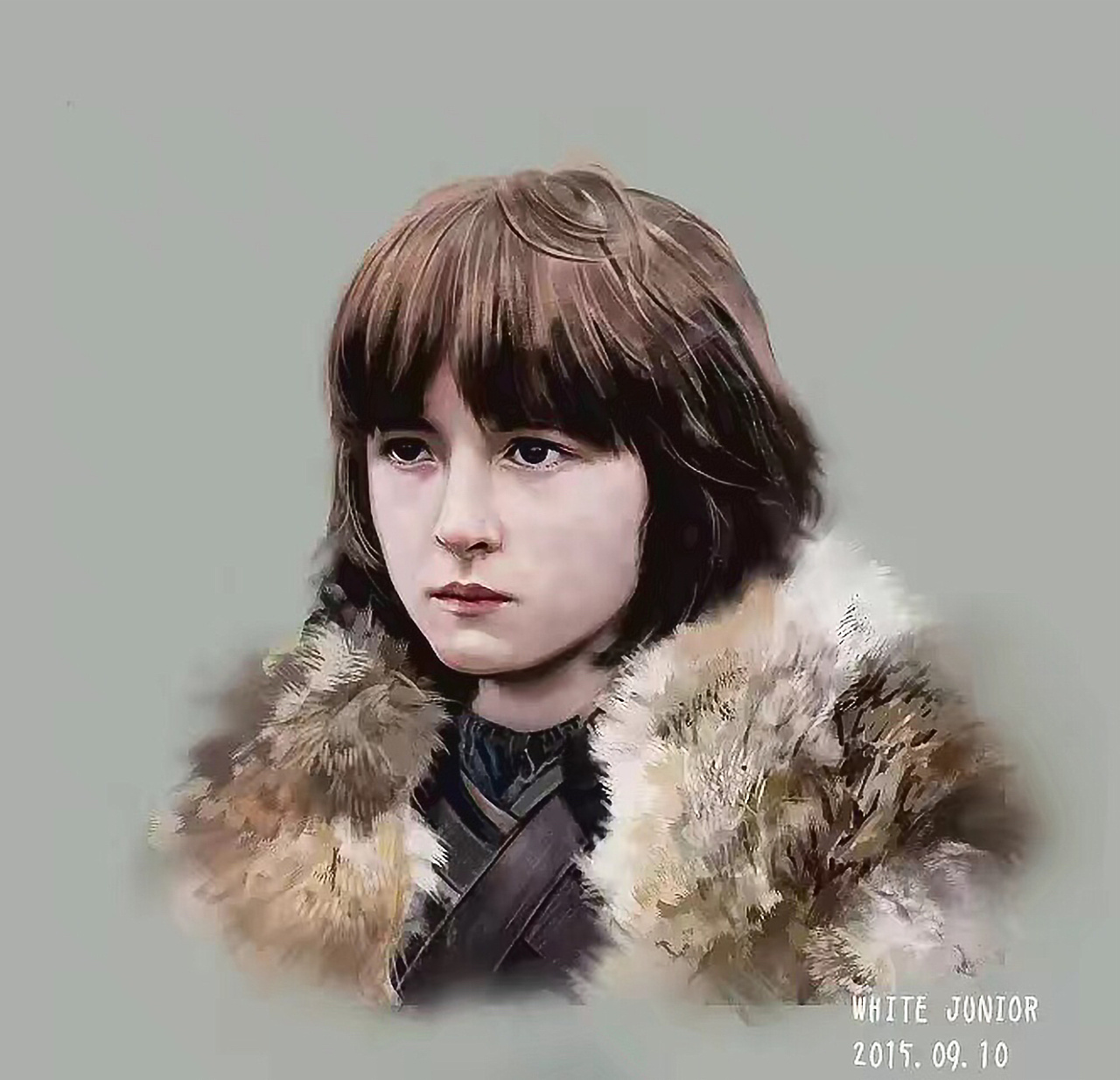 肖像习作权力的游戏布兰