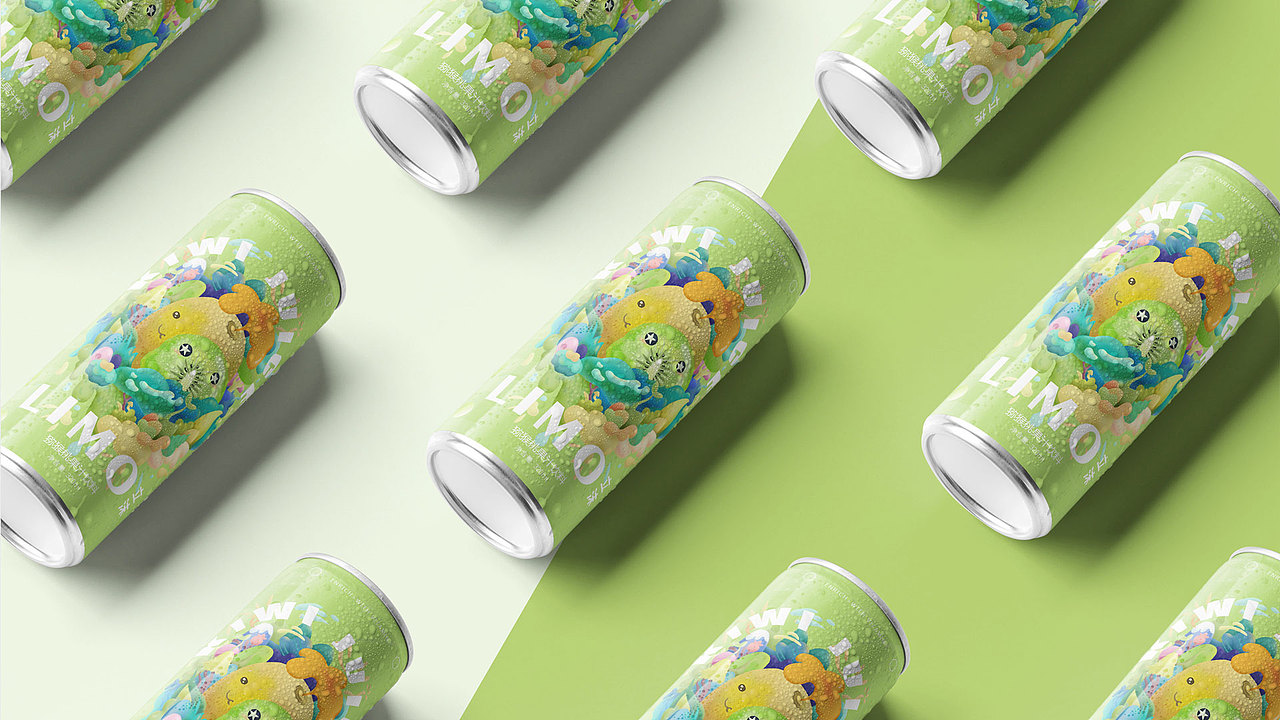 夏日热带饮料包装设计