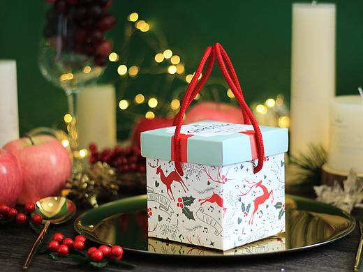 圣诞手提苹果盒设计