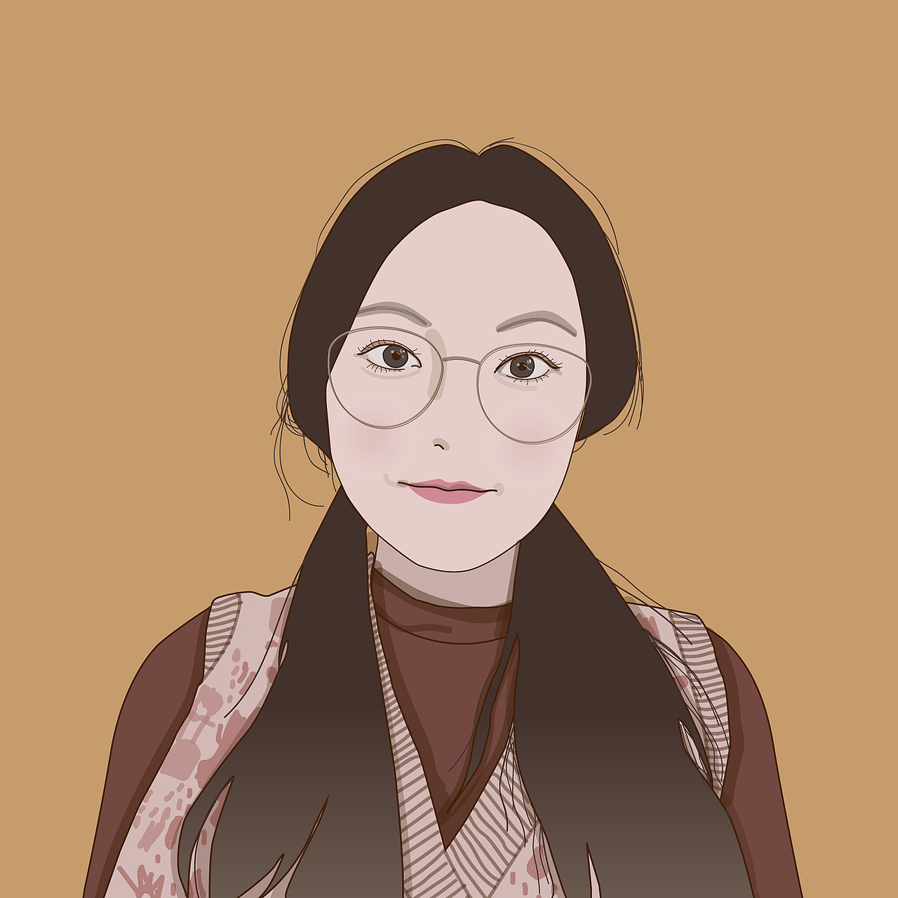 女生宿舍卡通头像设计