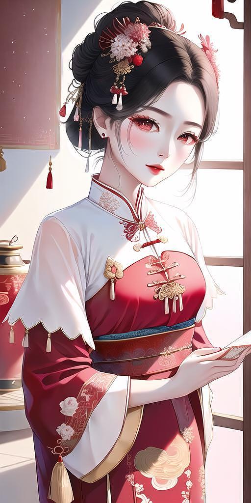 Ai绘画中国风美女