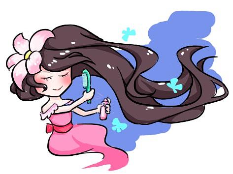 一套可以放在app里面的美妆小帖士插画