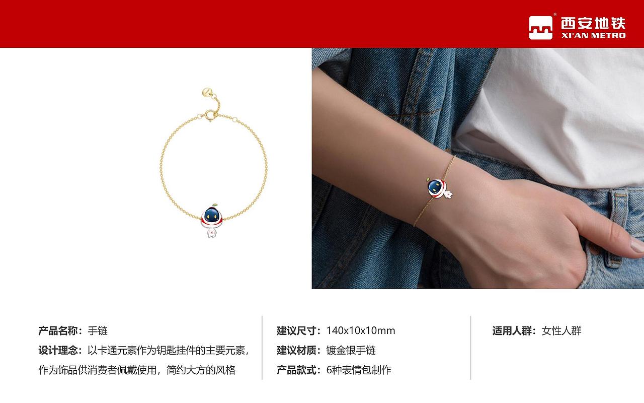 西安地铁卡通形象文创产品展示