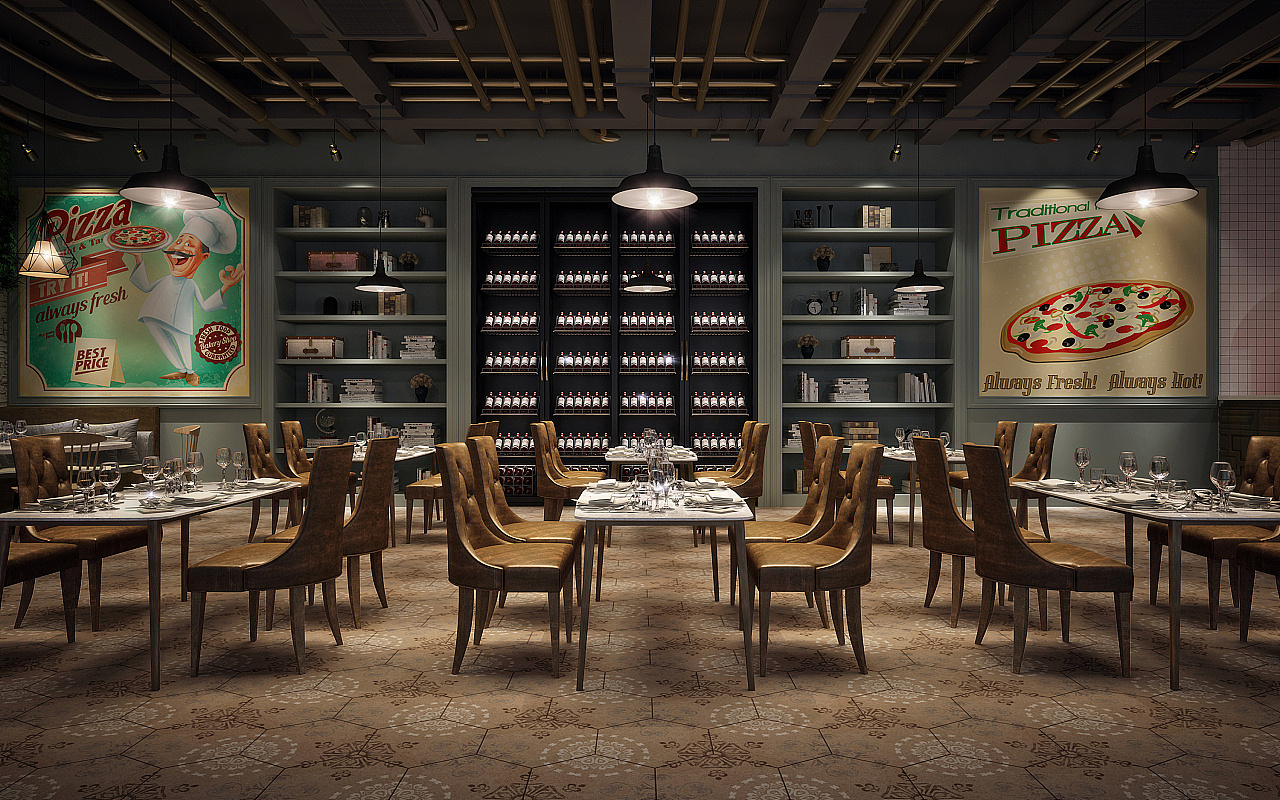 成都西餐厅设计/西餐厅装修设计公司/成都餐饮品牌策划