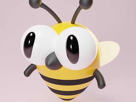 3D蜜蜂形象IP