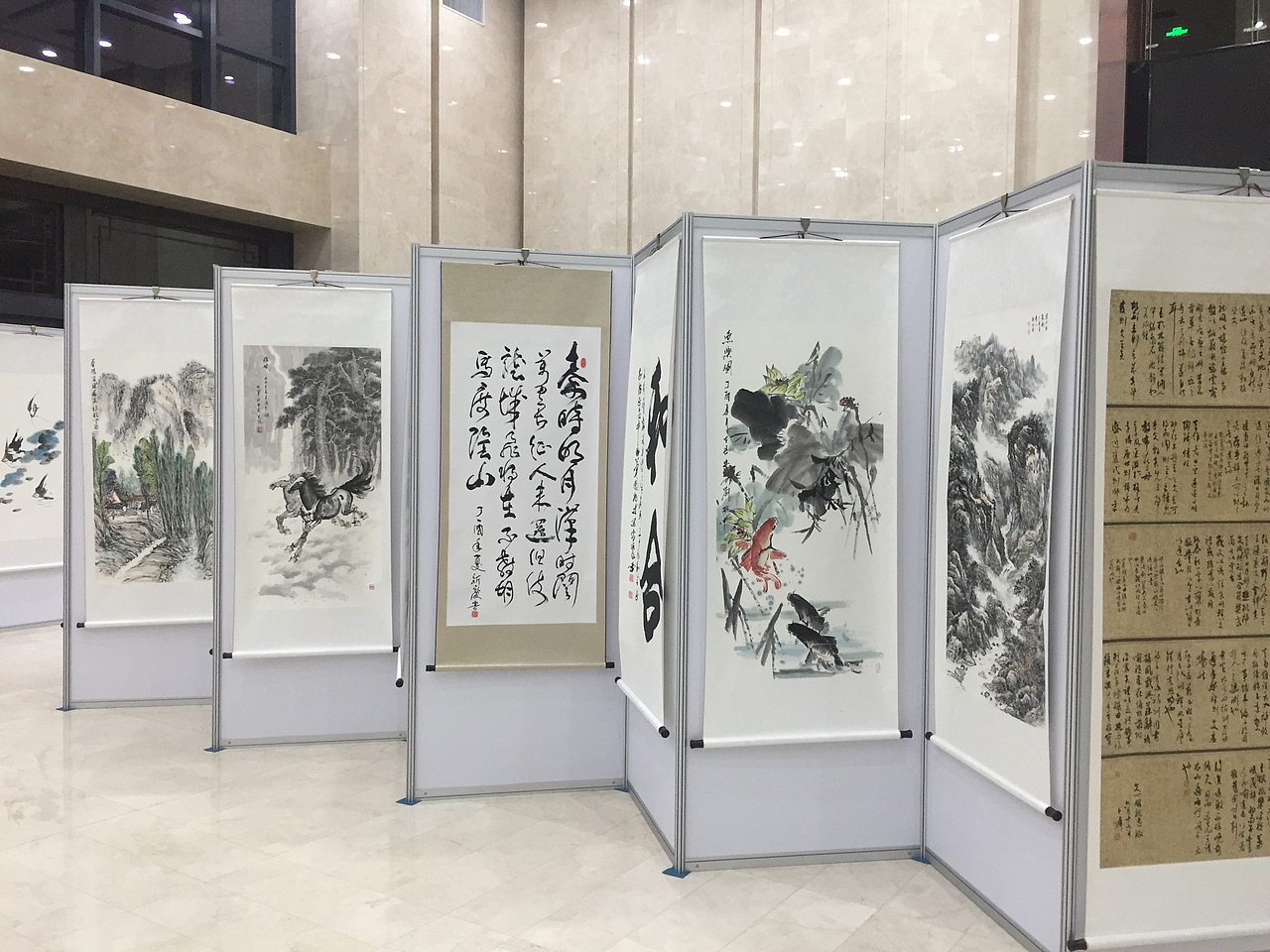 书画展（图ZOTM1MDE1Njg=） - 展陈设计 - 站酷设计师会展设计原创素材 - 站酷ZCOOL