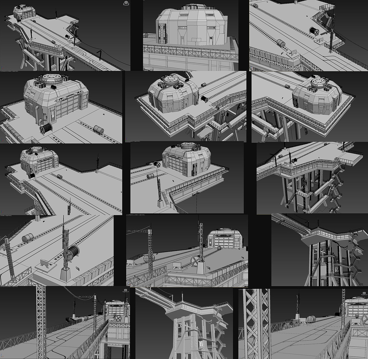 Hovercraft port city（图ZMTcyODQ0MDc2） - 游戏原画 - 站酷设计师AndrellDp原创素材 - 站酷ZCOOL