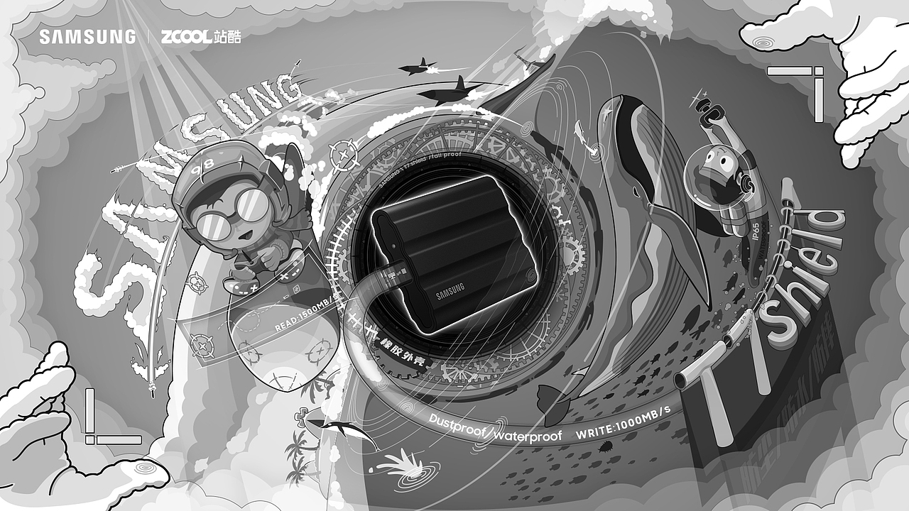 闪耀“星”动，云海“翱游”（图ZMzA0MDkzNjM2） - 海报 - 站酷设计师wwj501原创素材 - 站酷ZCOOL