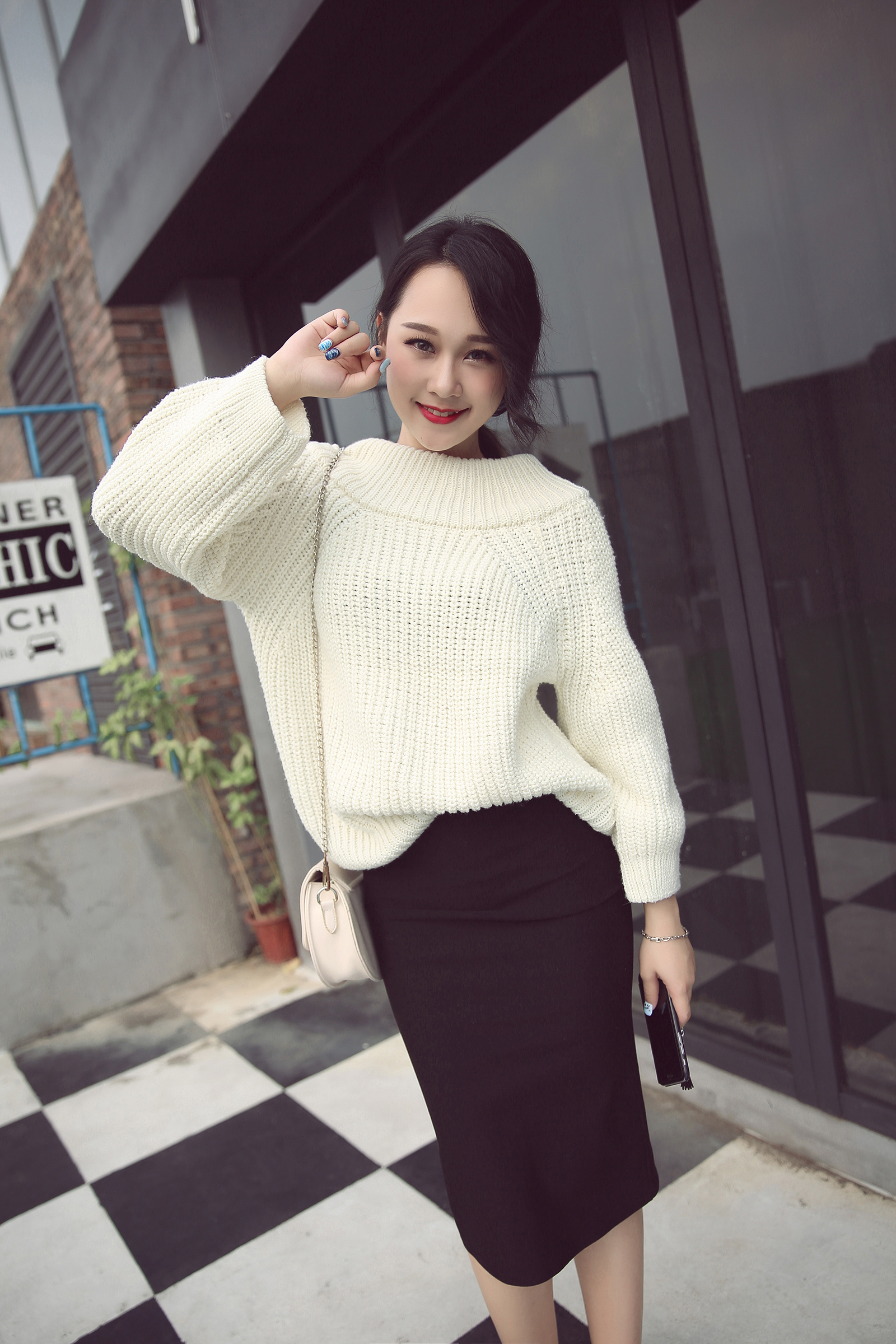 淘女郎淘宝摄影 女装模特服装拍摄网红店主风自拍网店 产品服装模特