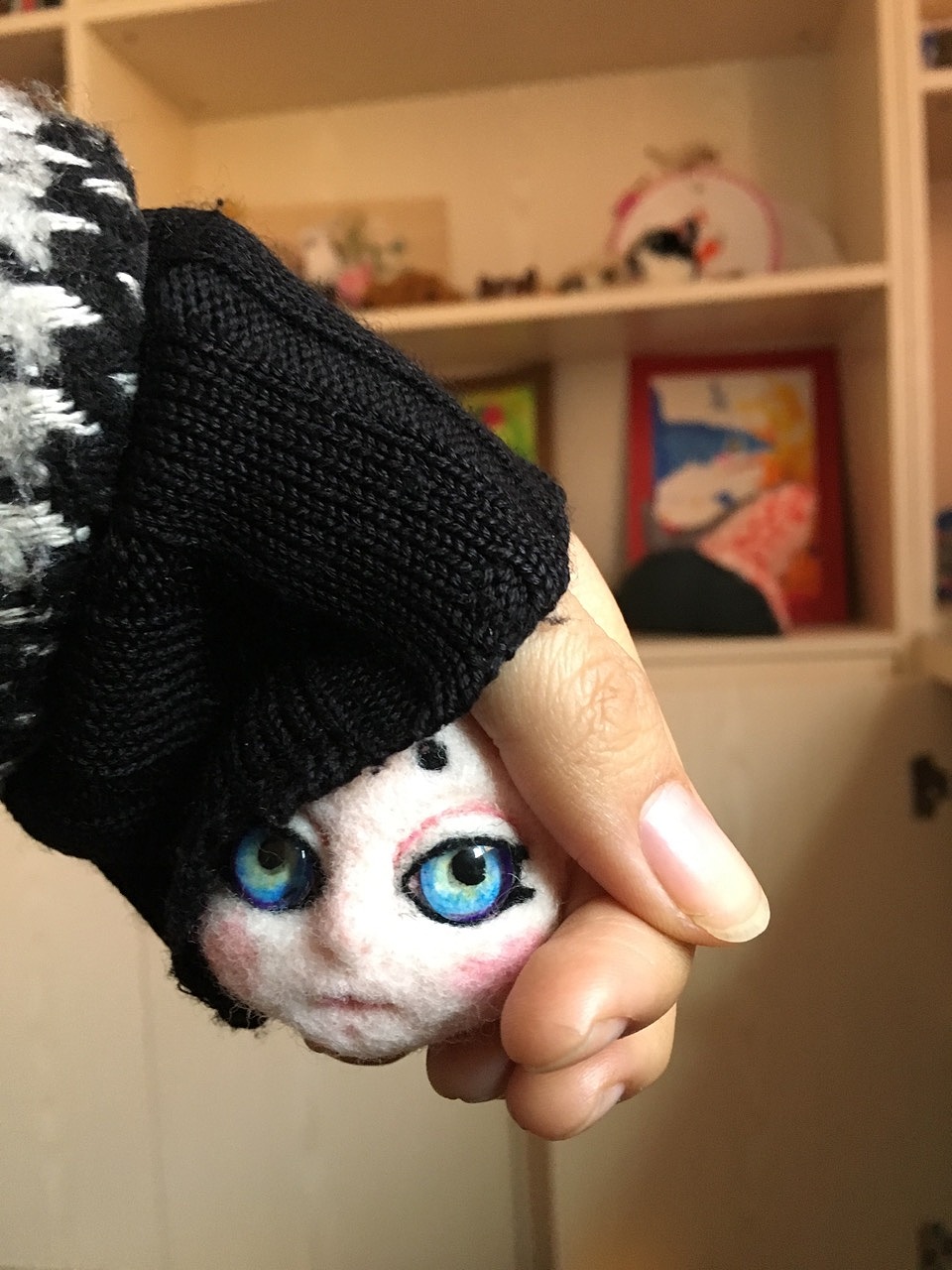 我的第一个毛毡娃 小魔怪 感觉自己像个造物者（图ZNzg2MTQwOTI=） - 手办/模玩 - 站酷设计师w鲨_210原创素材 - 站酷ZCOOL