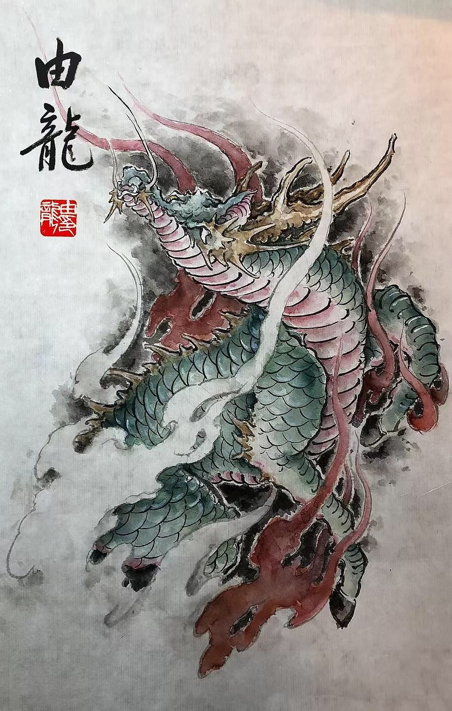 麒麟手稿——上海由龙工作室出品（图ZMTU4MjAwMTUy） - 图案 - 站酷设计师上海由龍工作室原创素材 - 站酷ZCOOL