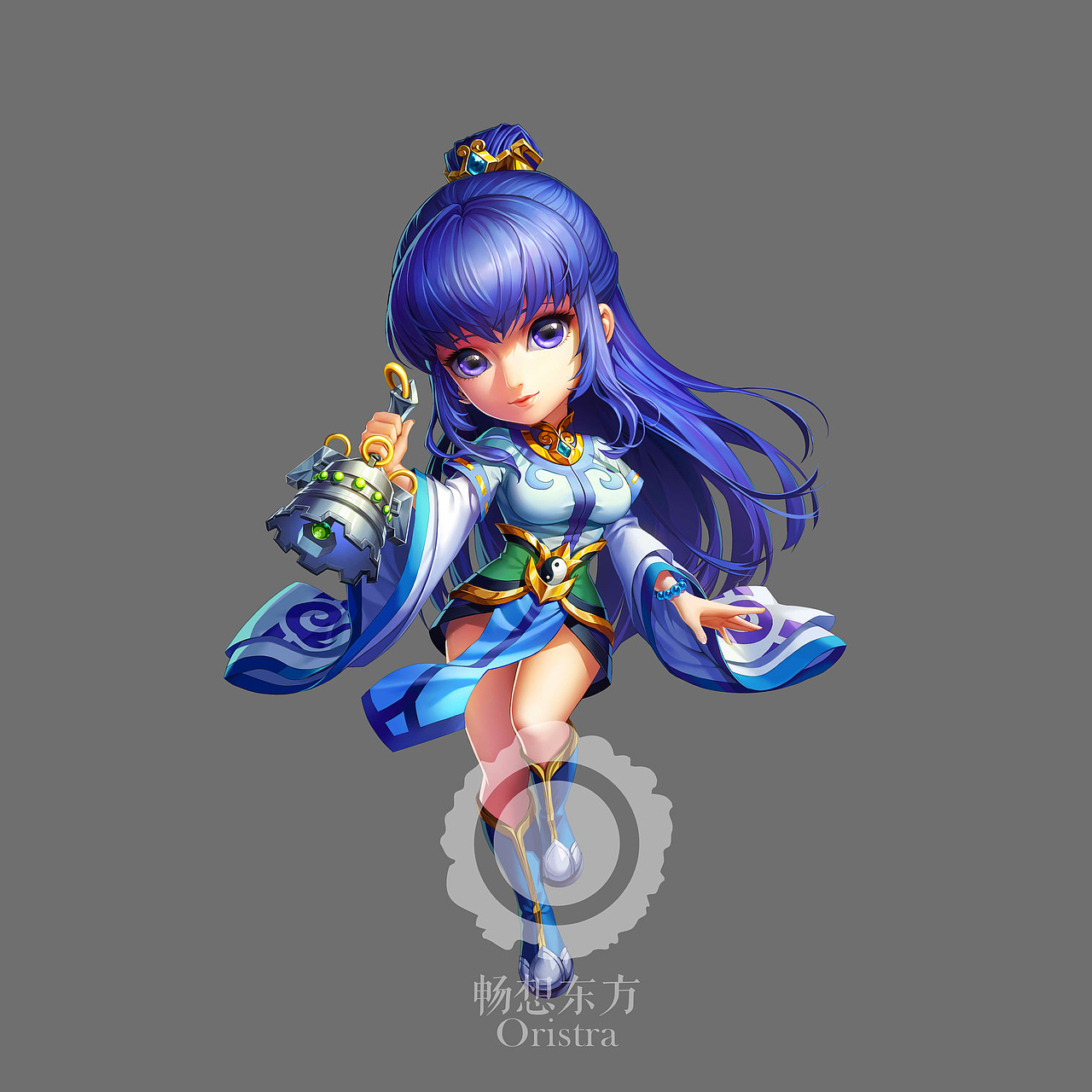 职业人设原画 道士女