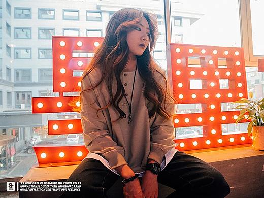 STRETAG基础款纽扣套头卫衣