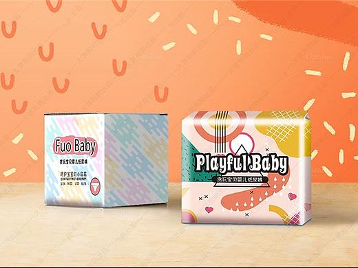 母婴用品包装 产品包装设计 孟菲斯风格包装设计