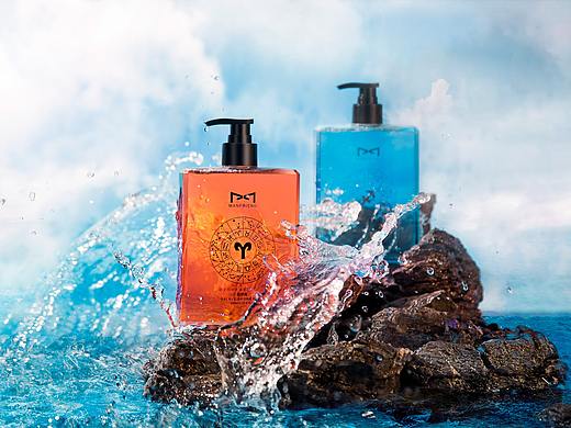 12星座沐浴露包装