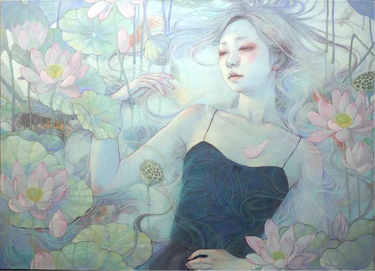 日本画家平野美保的插画（图ZNTczMzUzNjg=） - 艺术插画 - 站酷设计师Mr周先生原创素材 - 站酷ZCOOL