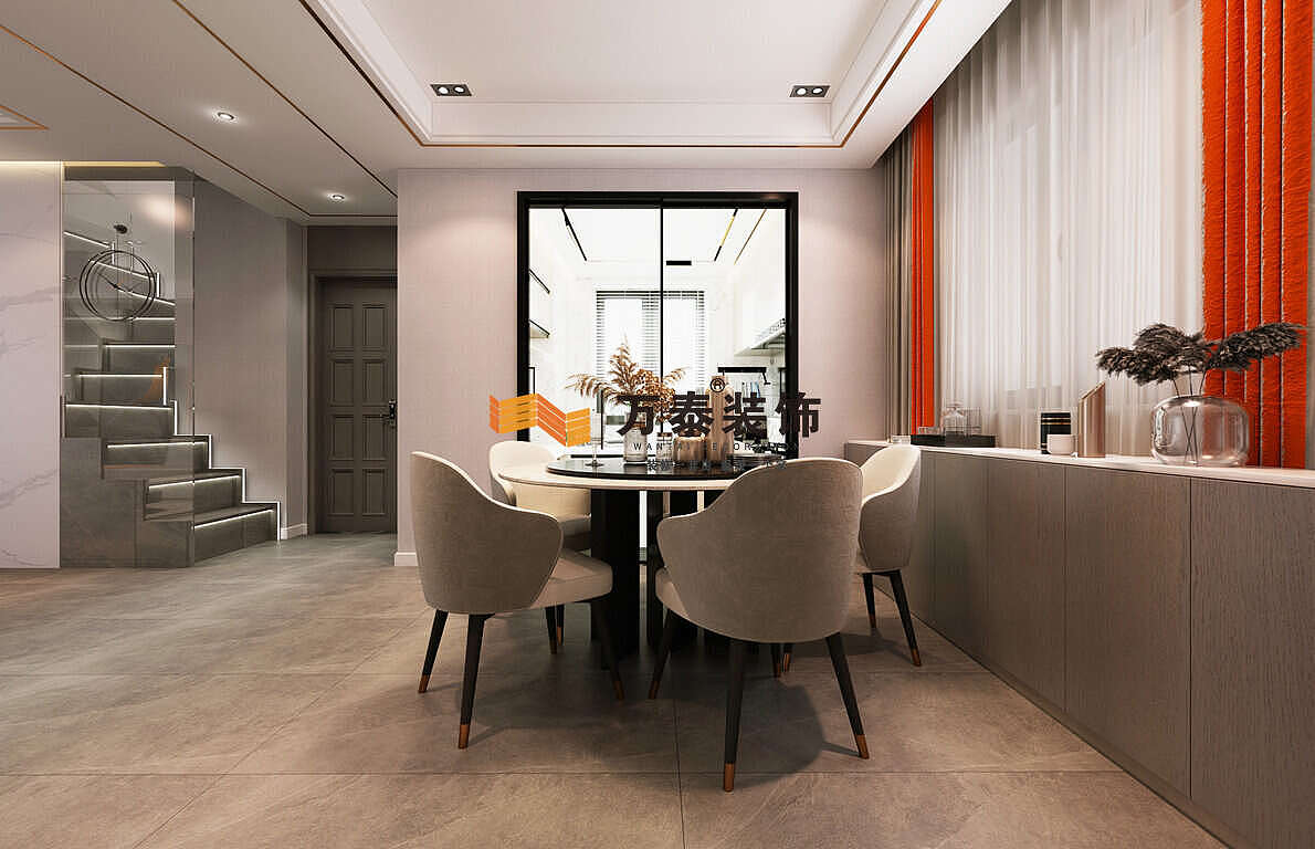 济南万泰装饰济南华润公元九里现代轻奢风格装修（图ZMjQ3MzEwMTcy） - 家装设计 - 站酷设计师万泰装饰家装原创素材 - 站酷ZCOOL