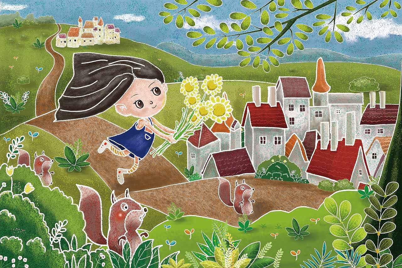 儿童插画（图ZOTEyMTA3NzY=） - 儿童插画 - 站酷设计师海宝小岩岩原创素材 - 站酷ZCOOL