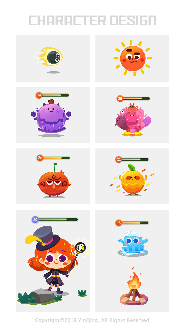 《水果王国》（图ZMTQ4Njk0ODY0） - 艺术插画 - 站酷设计师乌龙滚滚茶原创素材 - 站酷ZCOOL