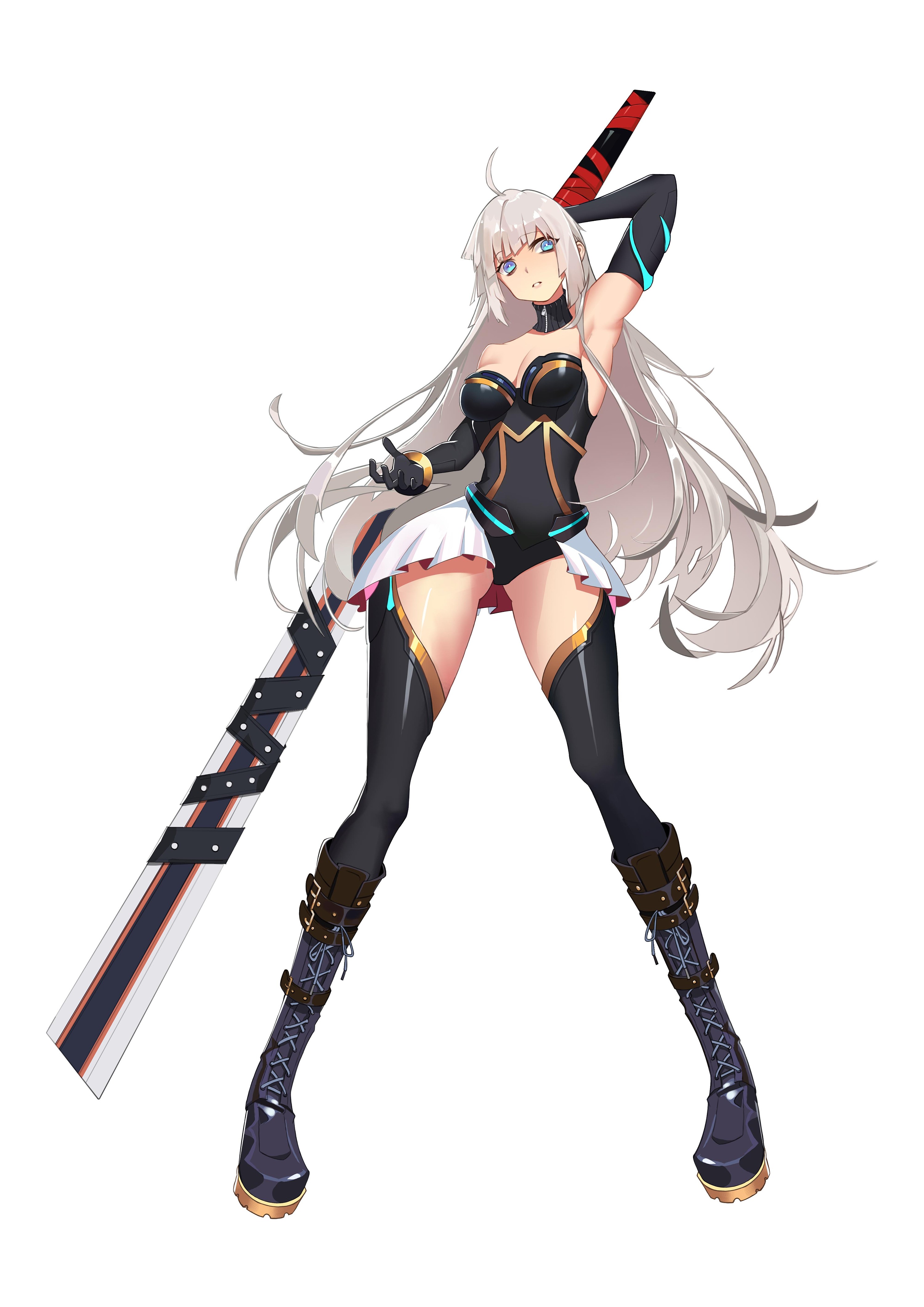 大刀靓女|插画|游戏原画|一只千纸鹤大叔 - 原创作品 - 站酷 (zcool)