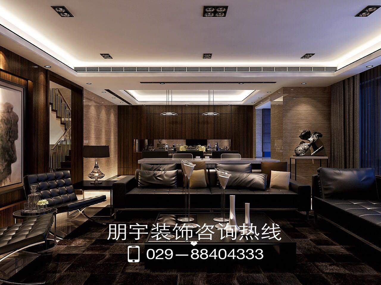 西安现代奢华风格装修设计