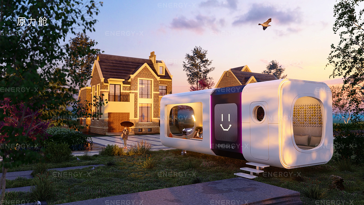 高颜值全地形的太空舱民舱——原力舱助力乡村振兴！（图ZMjk0NTMyMzE2） - 场景 - 站酷设计师原力舱原创素材 - 站酷ZCOOL