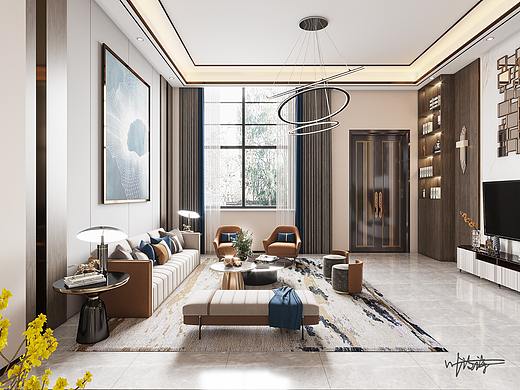 现代轻奢别墅设计，满满的高级感